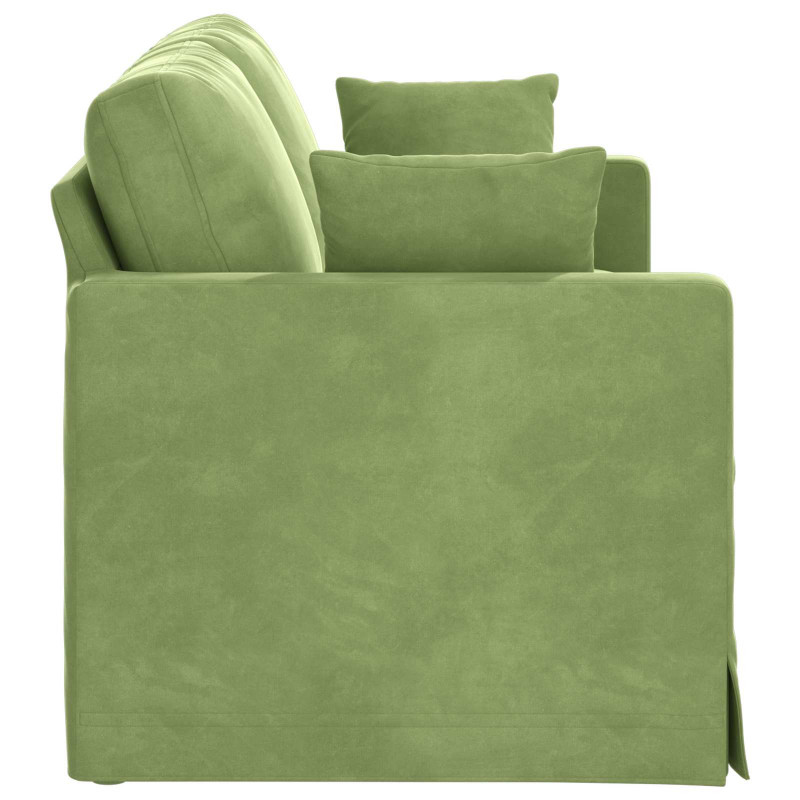 Sofa Jasnozielony 158 x 78 x 80 cm Aksamit