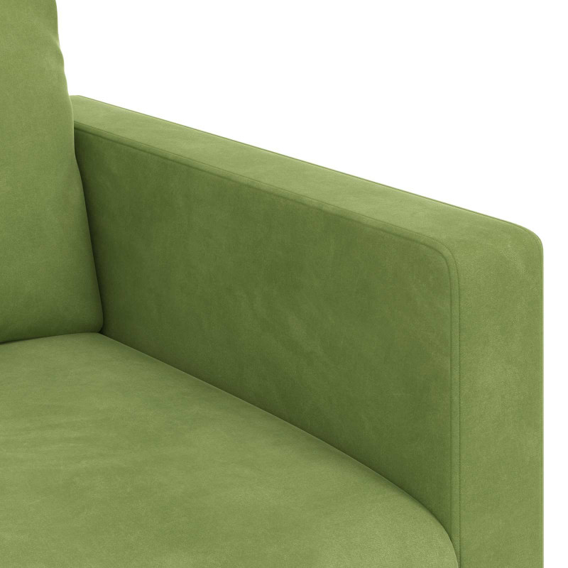 Sofa Jasnozielony 158 x 78 x 80 cm Aksamit