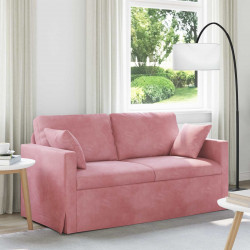 Sofa Różowy 158 x 78 x 80 cm Aksamit