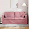 Sofa Różowy 158 x 78 x 80 cm Aksamit