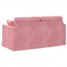 Sofa Różowy 158 x 78 x 80 cm Aksamit
