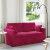 Sofa Czerwone wino 158 x 78 x 80 cm Aksamit