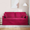 Sofa Czerwone wino 158 x 78 x 80 cm Aksamit