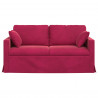Sofa Czerwone wino 158 x 78 x 80 cm Aksamit