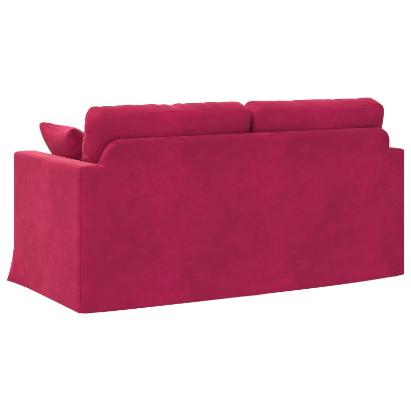 Sofa Czerwone wino 158 x 78 x 80 cm Aksamit