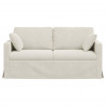Sofa Kremowy 158 x 78 x 80 cm Aksamit