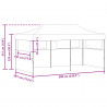 Namiot Imprezowy Niebieski 291 x 580 x 315 cm Materiał Oxford