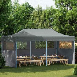 Namiot Imprezowy Antracyt 291 x 580 x 315 cm Materiał Oxford