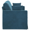 Sofa Niebieski 158 x 78 x 80 cm Aksamit