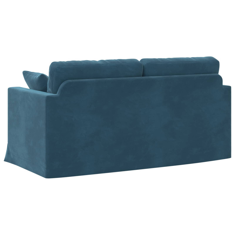 Sofa Niebieski 158 x 78 x 80 cm Aksamit