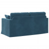 Sofa Niebieski 158 x 78 x 80 cm Aksamit
