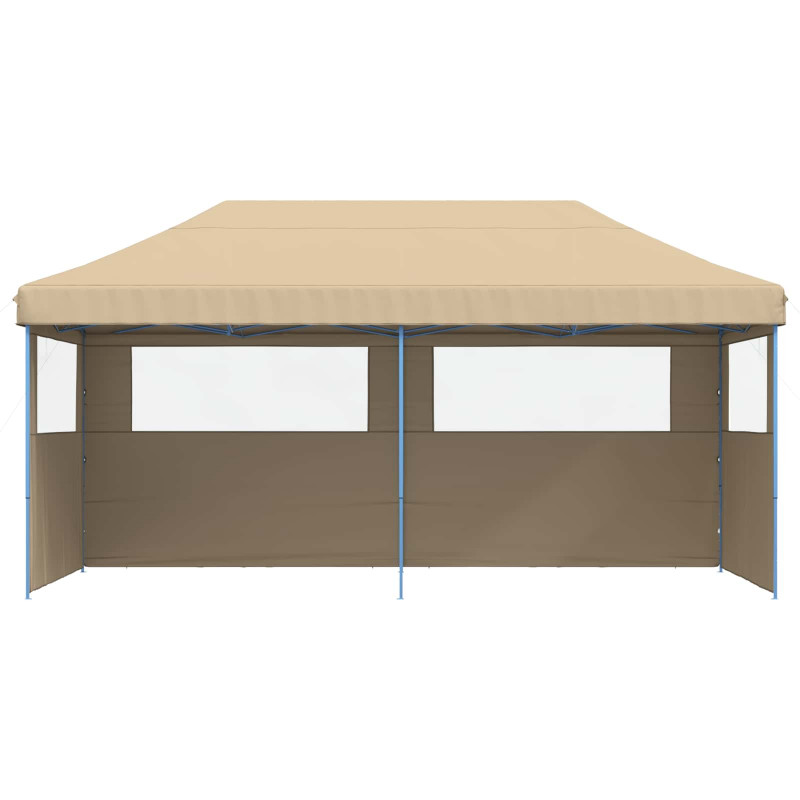 Namiot Imprezowy Beżowy 292 x 580 x 315 cm Materiał Oxford