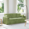 Sofa Jasnozielony 198 x 78 x 80 cm Aksamit