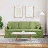 Sofa Jasnozielony 198 x 78 x 80 cm Aksamit