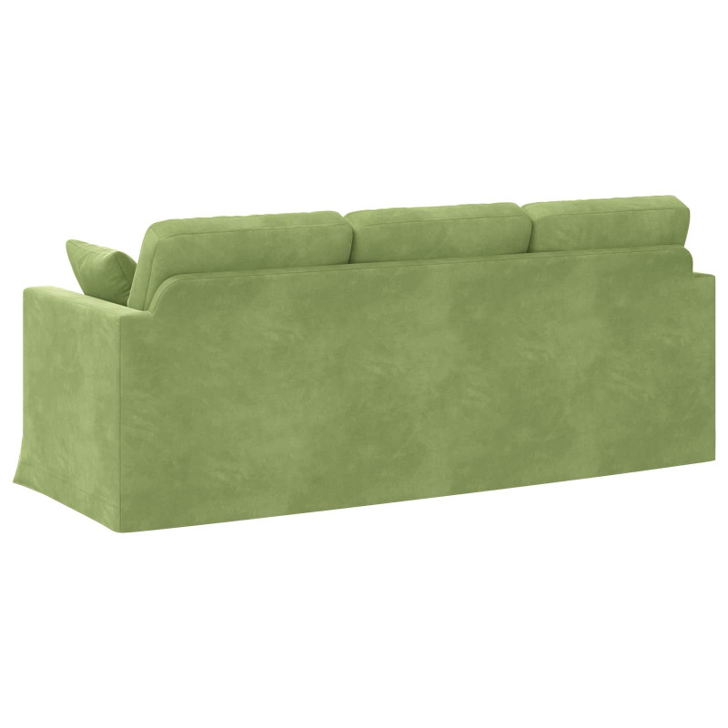 Sofa Jasnozielony 198 x 78 x 80 cm Aksamit