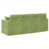 Sofa Jasnozielony 198 x 78 x 80 cm Aksamit