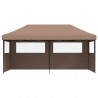 Namiot Imprezowy Brązowy 292 x 580 x 315 cm Materiał Oxford
