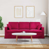 Sofa Czerwone wino 198 x 78 x 80 cm Aksamit