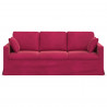 Sofa Czerwone wino 198 x 78 x 80 cm Aksamit