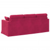 Sofa Czerwone wino 198 x 78 x 80 cm Aksamit