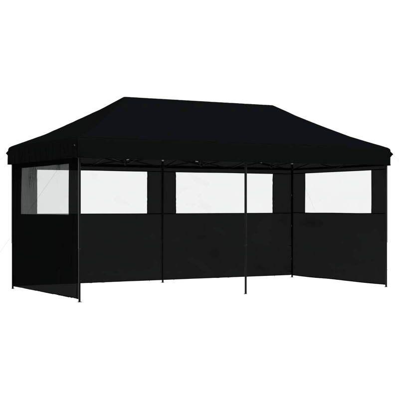 Namiot Imprezowy Czarny 292 x 580 x 315 cm Materiał Oxford