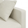 Sofa Kremowy 198 x 78 x 80 cm Aksamit
