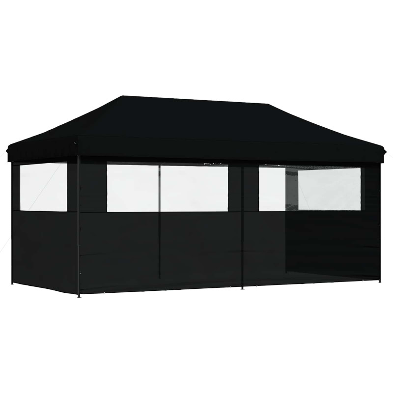 Namiot Imprezowy Czarny 292 x 580 x 315 cm Materiał Oxford