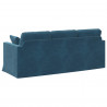 Sofa Niebieski 198 x 78 x 80 cm Aksamit
