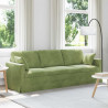 Sofa Jasnozielony 228 x 78 x 80 cm Aksamit
