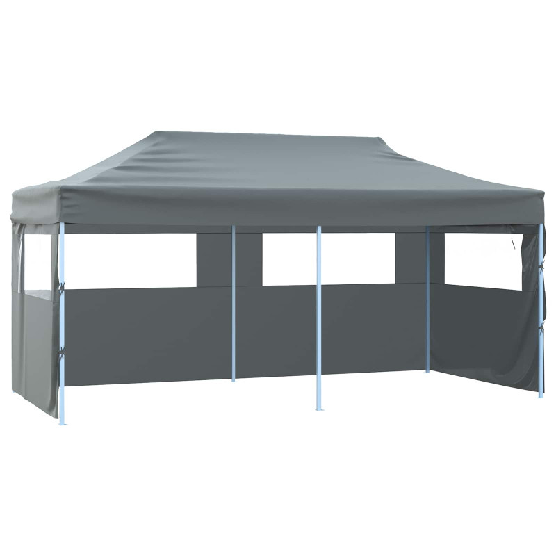 Namiot Imprezowy Antracyt 291 x 580 x 315 cm Materiał Oxford