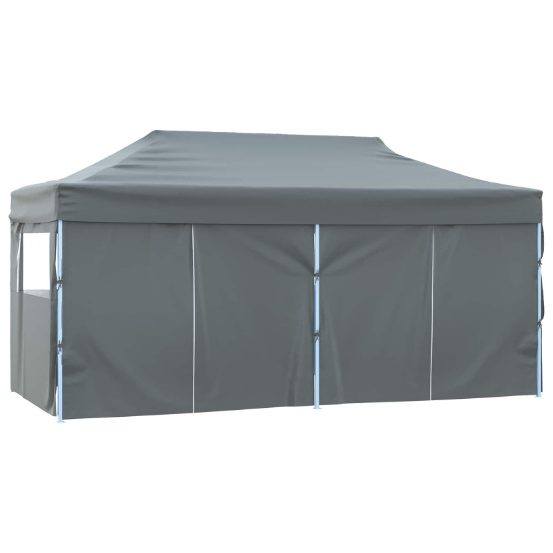 Namiot Imprezowy Antracyt 291 x 580 x 315 cm Materiał Oxford