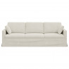 Sofa Kremowy 228 x 78 x 80 cm Aksamit