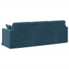 Sofa Niebieski 228 x 78 x 80 cm Aksamit