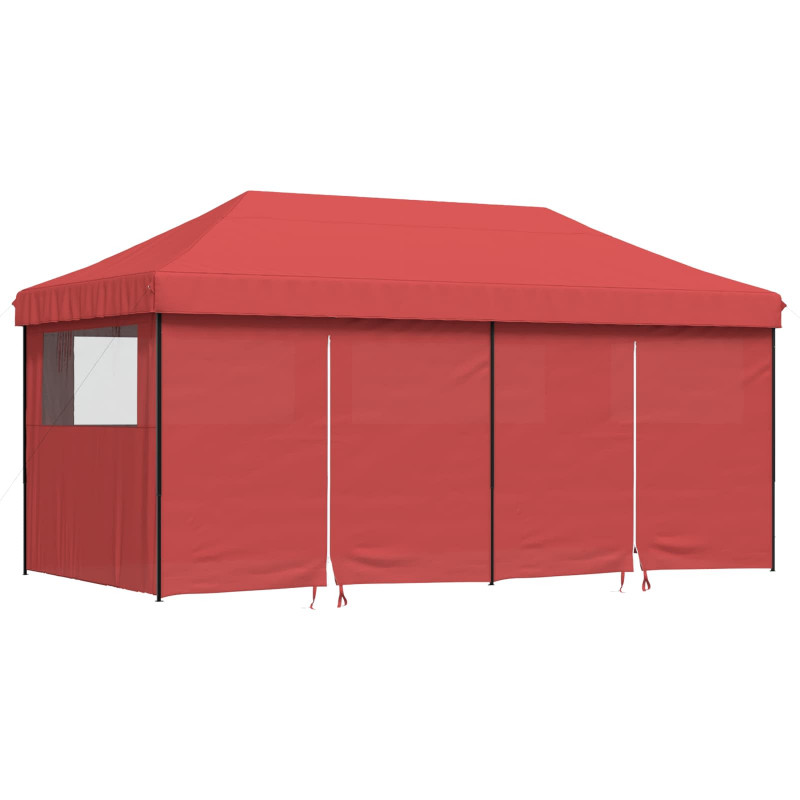 Namiot Imprezowy bordowy 292 x 580 x 315 cm Materiał Oxford