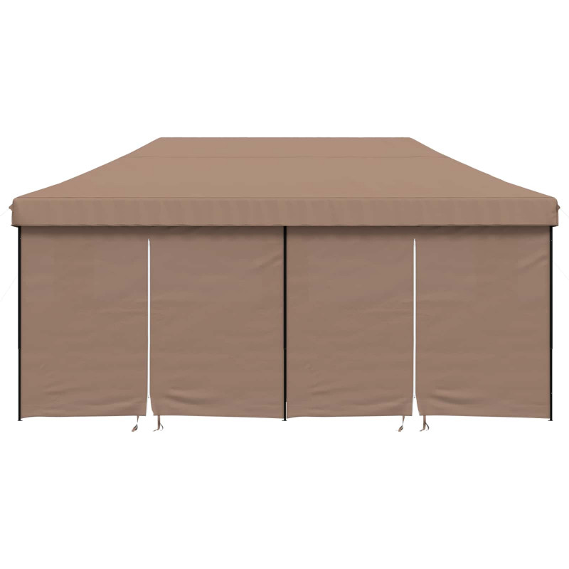 Namiot Imprezowy Brązowy 292 x 580 x 315 cm Materiał Oxford