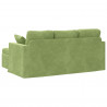 Sofa Jasnozielony 198 x 134 x 80 cm Aksamit