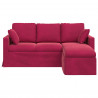Sofa Czerwone wino 198 x 134 x 80 cm Aksamit
