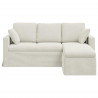 Sofa Kremowy 198 x 134 x 80 cm Aksamit