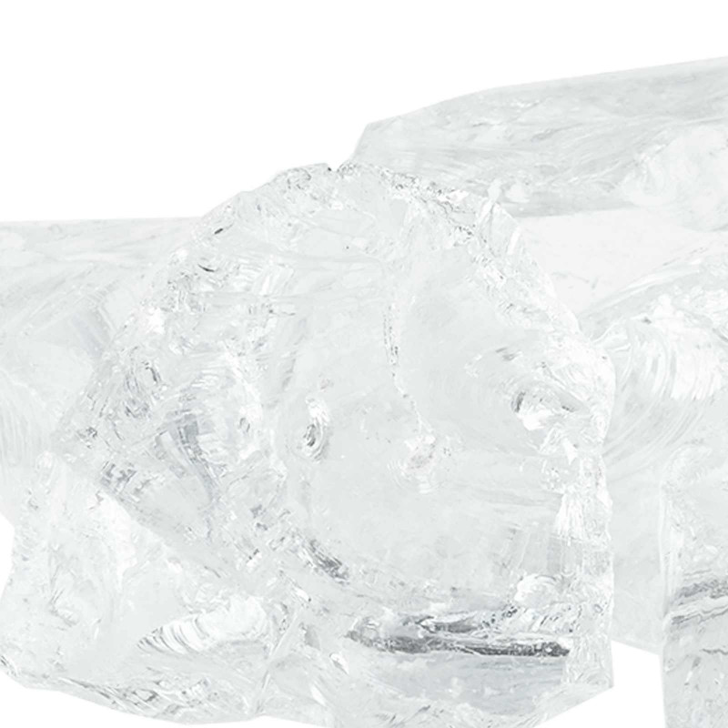 Kamienie Ogrodowe Biały 12 cm Szkło