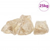 Kamienie Ogrodowe złoty 12 cm Szkło