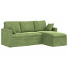 Sofa Jasnozielony 198 x 134 x 80 cm Aksamit