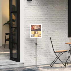 Stoiska na targi Srebrny 25 x 25 x 125 cm Aluminium