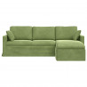 Sofa Jasnozielony 198 x 134 x 80 cm Aksamit