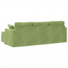 Sofa Jasnozielony 198 x 134 x 80 cm Aksamit