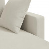 Sofa Kremowy 198 x 134 x 80 cm Aksamit