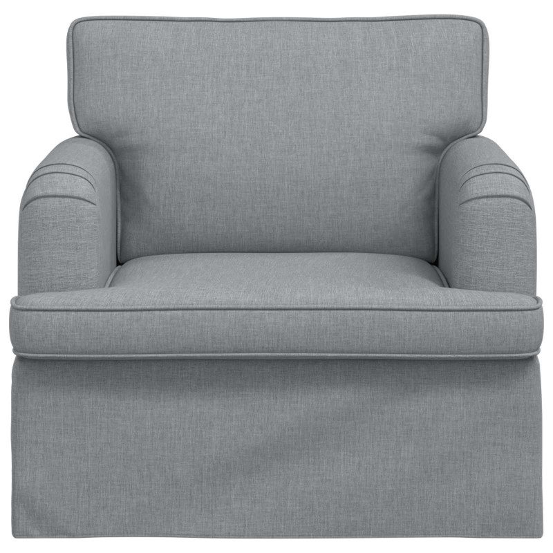 Sofa Jasnoszary 84 x 80 x 85 cm tkanina