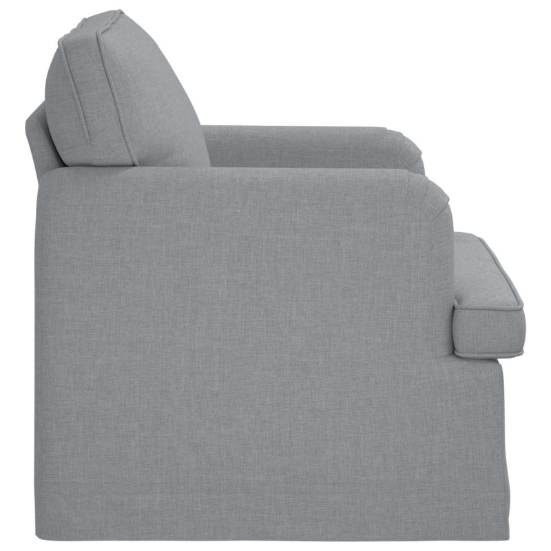 Sofa Jasnoszary 84 x 80 x 85 cm tkanina