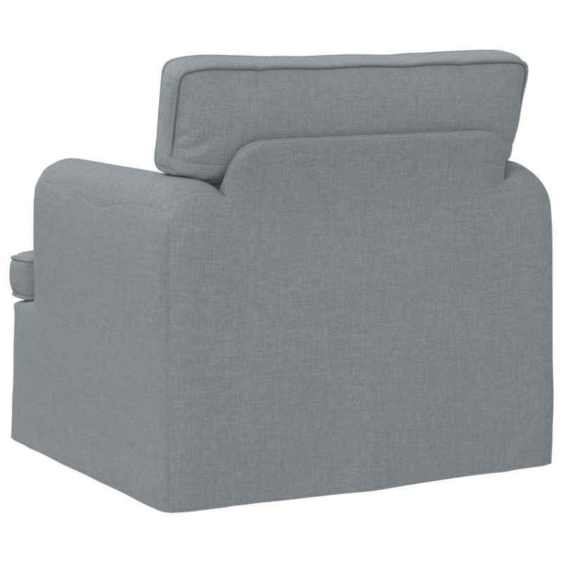 Sofa Jasnoszary 84 x 80 x 85 cm tkanina