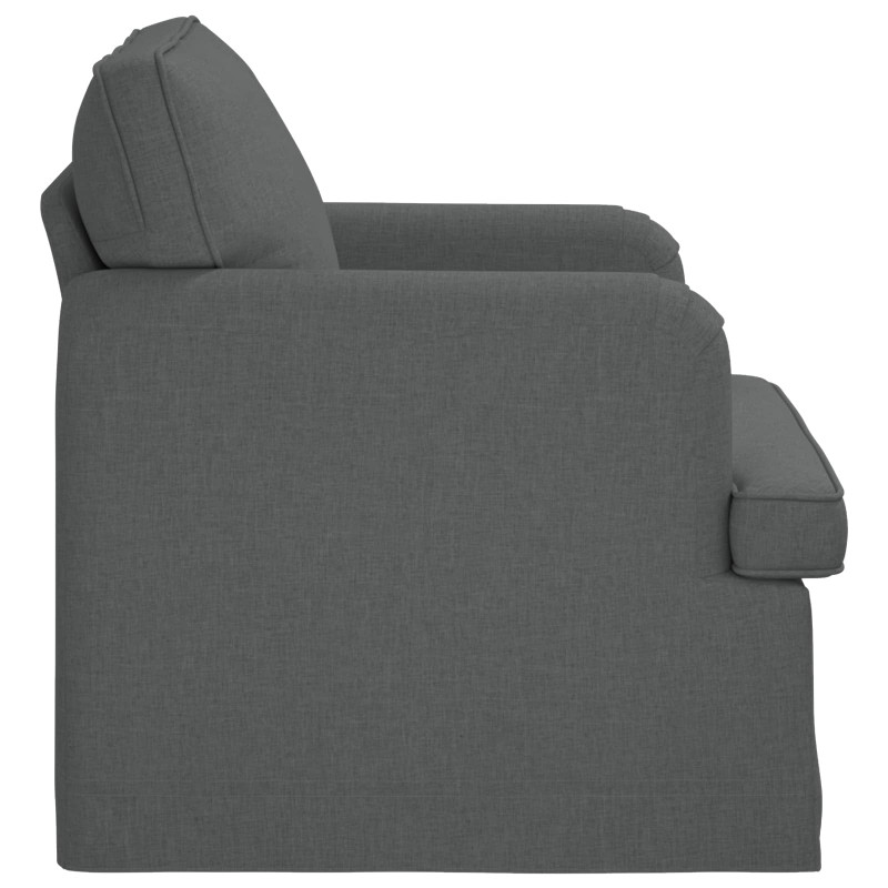 Sofa Ciemnoszary 84 x 80 x 85 cm tkanina