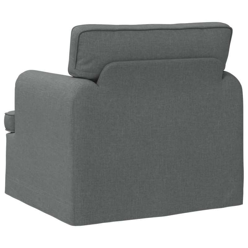 Sofa Ciemnoszary 84 x 80 x 85 cm tkanina